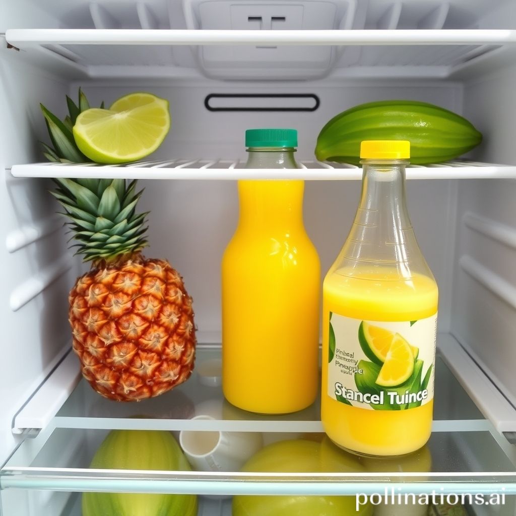 Prolong Pineapple Juice Freshness Refrigerator Storage Duration